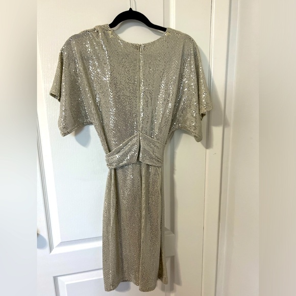 Ladyform Silver Sequin Dress - Picture 1 of 5